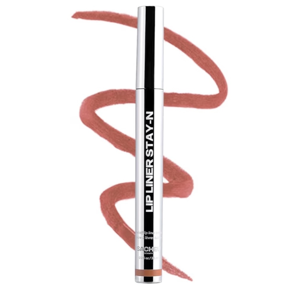 LAST 1! SACHEU Lip Liner STAY-N Peel Off Liner Stain PINK-ED NEW PINKED